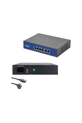 Poe Switch 4 Port + 2 Uplink Megabit