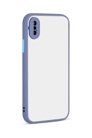 Apple Uyumlu iPhone Xs 5.8 Kılıf Zore Hux Kapak Mor