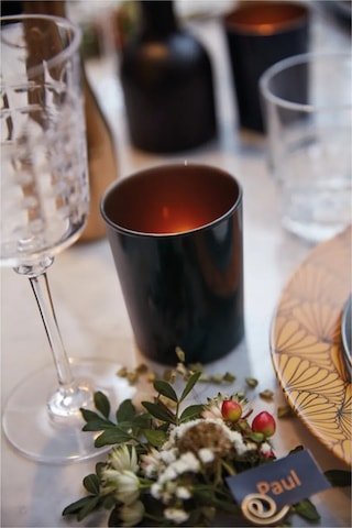 Orme Gold - Lacivert Tealight Mumluk 300ml 10 Cm