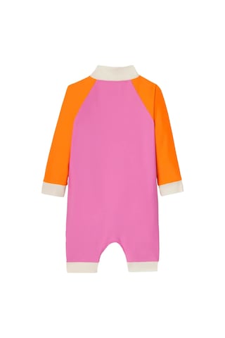 Kietla Bebekler İçin Uv Korumalı Şortlu Mayo Pink Red Pembe