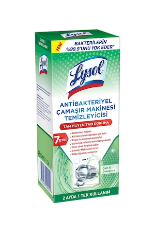 Lysol Antibakteriyel Çamaşır Makinesi Temizleyici Çam & Okaliptus Ferahlığı 250 ML