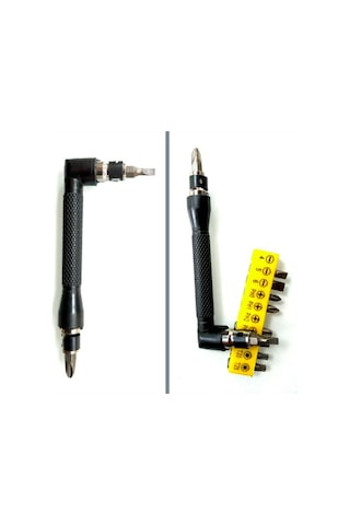 Omeniv Çift Uçlu Tornavida + 10 Uç Set Outdoor Bisiklet Kamp Hobi