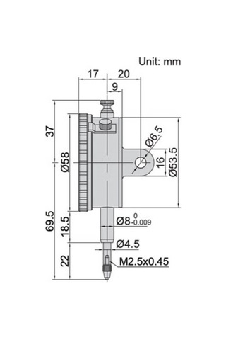 Insize 2301-10 Komparatör Saati