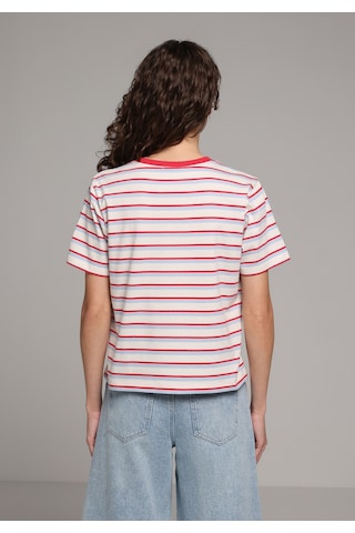 Colin's Colins Regular Fit Yuvarlak Yaka Çizgili Kadın Çok Renkli Kısa Kol Tişört Cl1081747 Q1.v2 Mtc