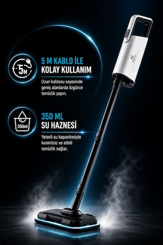 Pirantech CB-202 1500 W Çok Amaçlı Buharlı Temizleyici