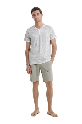 Blackspade Erkek Kısa Kol Şortlu Sütlü Kahve Pijama Takımı C1t7n4o04 001