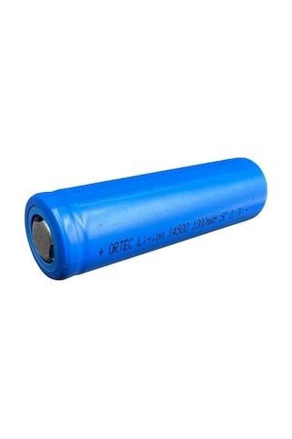 14500 3.7v Li-ıon 1000mah 5c Şarj Edilebilir Kalem Pil 3'lü