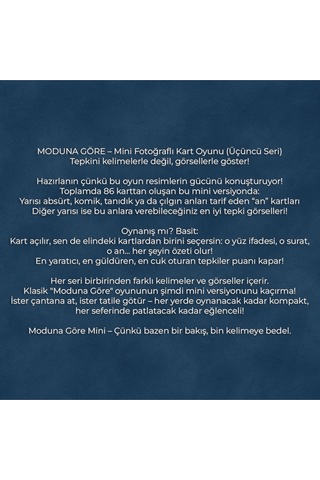 Moodunu Bul Mini Klasik 3. Paket