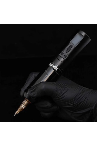 Ez Hover Fm Dotwork Black 3.5mm Stroke Kablosuz Dövme Makinesi - Siyah