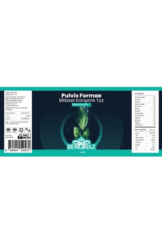 Pulvis Formae Bitkisel Karışımlı Toz 140 Gr