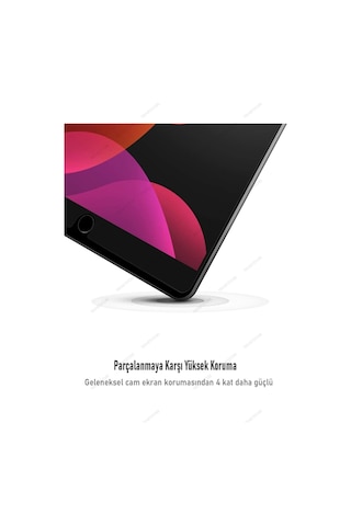 Ipad 8. Ve 9. Nesil 10.2 Inç Nano Kırılmaz Ekran Koruyucu Kırılmaz Şeffaf Cam Koruyucu Tam Uyumlu
