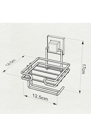 Tekno Tel Ef-275 Yapışkanlı Yedekli Tuvalet Wc Kağıtlık Siyah