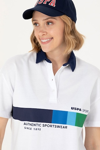 U.S. Polo Assn. Kadın Polo Yaka Tişört 50263959-vr013 Beyaz