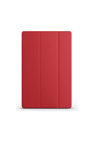 Nourthkiingdom Galaxy Tab S9 Fe Plus Uyumlu Smart Cover Standlı 1-1 Kılıf-kırmızı Tablet Kılıfı