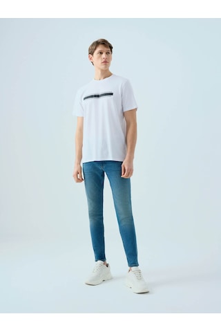 Loft Regular Fit Beyaz Erkek T-shirt Lf2038585 Beyaz