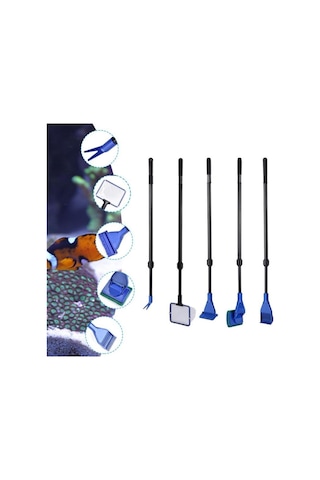 5  İn  1  Akvaryum  Tankı  Temizleme  Seti  Akvaryum  Balığı  Bakım  Seti