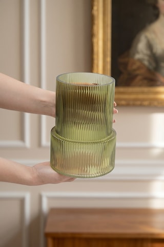 Aura Cam Vazo Yeşil - 20 Cm Yeşil