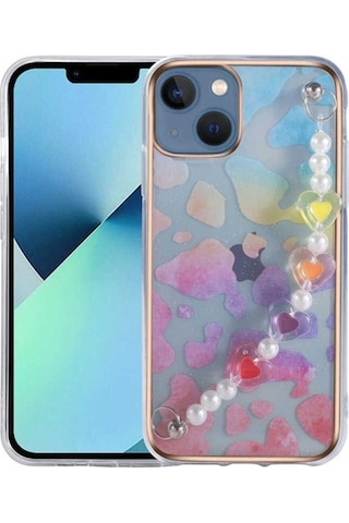 Apple Uyumlu iPhone 13 Kılıf Zore Pilla Kapak Colorful