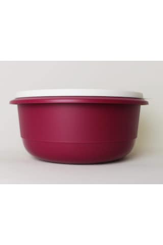 Metrashop Miksim Karıştırma Saklama Kabı 3,5l Fuşya Beyaz