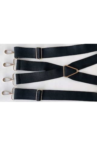 Siyah Kancalı Pantolon Askısı 4 Kancalı