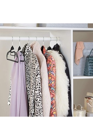 50'li Paket Kauçuk Ve Kaymayan Ekstra Güçlü Plastik Askılar Diğer