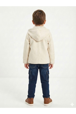 Xo Kids Erkek Çocuk 3lü Alt Üst Takım 2-5 Yaş 12202 Ekru - Lacivert