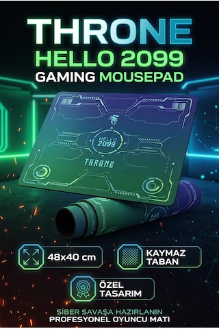 Hello 2099 Gaming Mousepad 48x40cm