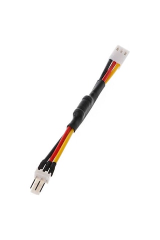 Alkatronik-3 Pin Fan Kablosu Hız Yavaşlatıcı Dirençli 10Cm Bilgisayar Cpu