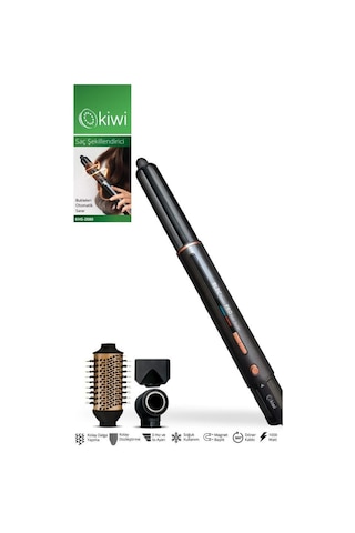 Kiwi Khs-2080 Bldc Motor Isıtma Ve Hız Kademeli Soğuk Hava Üflemeli Saç Şekillendirici Siyah