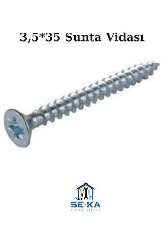 3,5 35 Sunta Vidası 50 Adet 3.5 x 35 MM