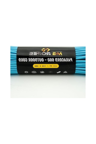 660 Lb Güçlü 30 Metre Mavi Paracord İp İle Dayanıklılık