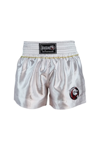 Dragondo Mt3033 Muaythai Şortu Beyaz Kick Boks Şortu Beyaz