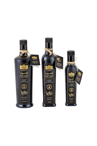 Sognare Ayvalık Erken Hasat Natürel Sızma Zeytinyağı 250 ML + 500 ML + 750 ML