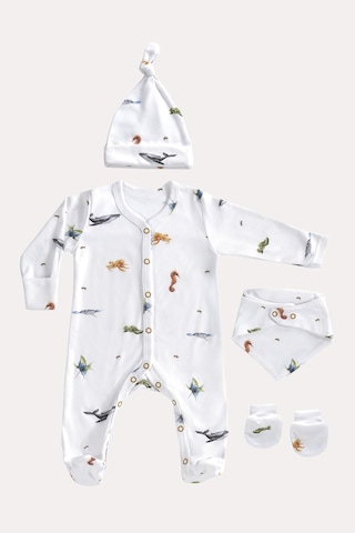 Mama Padre Marino Yenidoğan Mini Set - 4 Parça Renkli - 861047053 Renkli