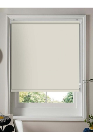 Venassa Krem Blackout Stor Perde Güneş Geçirmez Perde Zebra