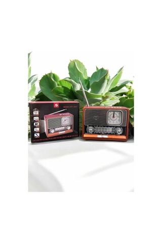 Northcity Nostaljik Görünümlü Bluetooth Radyo - Taşınabilir Usb Ve Fm Radyo