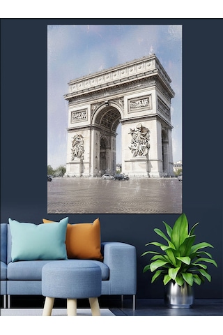 Ahşap Tablo Paris Tarihi Eser