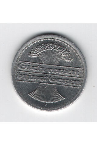 Almanya Weimar Cumhuriyeti 50 Pfennig 1922-f Mp2095