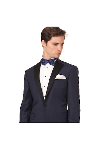 Kip Saks Slim Fit Kelebek Yaka Dokuma Smokin Takım Elbise Çok Renkli