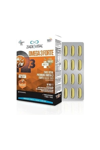Zade Vital Omega 3 Forte 40 Kapsül