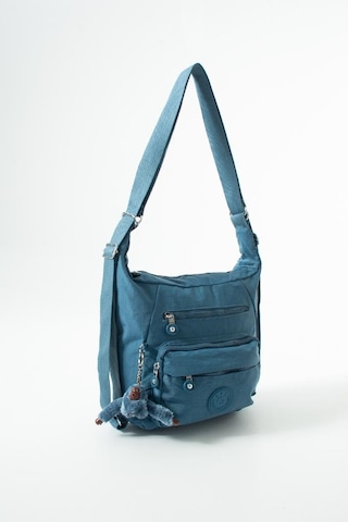 Baginn İster Sırt İster Omuz İster Çapraz Askılı Fonksiyonel Kullanım Kadın Çantası 28 28 Cm 571 Collection Mavi