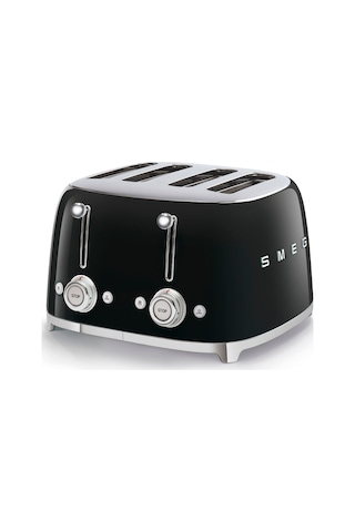 Smeg TSF03 4 Dilim Ekmek Kızartma Makinesi Siyah