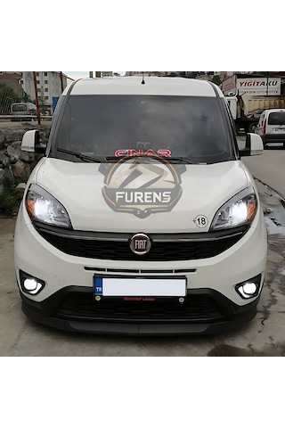 Fiat Doblo 4 2015-2023 Uyumlu H Lip Esnek Ön Lip 2 Parça Karlık Ön Ek Tampon Altı Dill