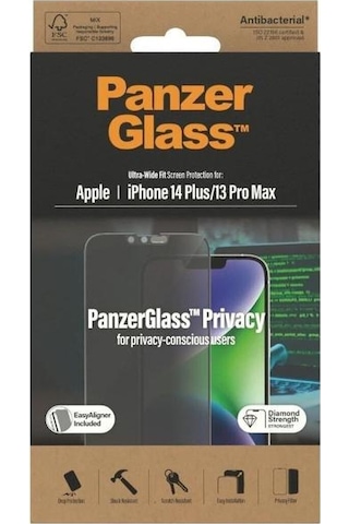 Apple Uyumlu iPhone 14 Plus/13 Pro Max Privacy Ekran Koruyucu