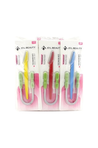 Jol Beauty Jol-040 Kaş Usturası Ve Yanak Yayı Set 2cps - 6'li Paket Diğer