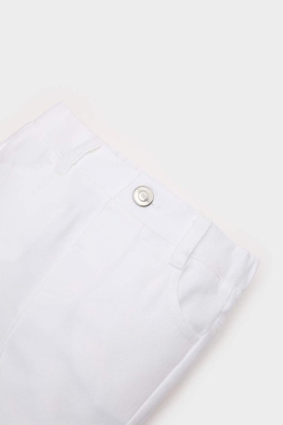 DeFacto Kız Bebek Flare Fit İspanyol Paça Gabardin Pantolon E1798A525SMWT34 Beyaz