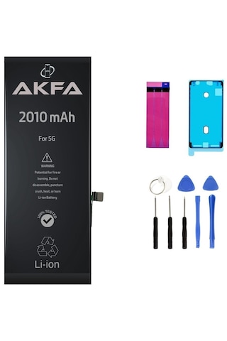 Akfa Apple Uyumlu iPhone  5 Telefon Batarya- 2010 Mah Tamir Seti Model:chmqy279