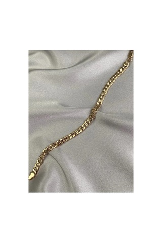 Lunarie Rose Gold Gurmet Zincir Bileklik Gurmet Zincir Gold Renk