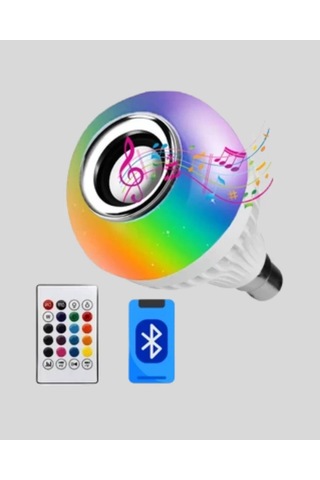 Home Akıllı Led Ampul E27 Uyumlu Ve Müzik Çalarlı Tasarım Diğer