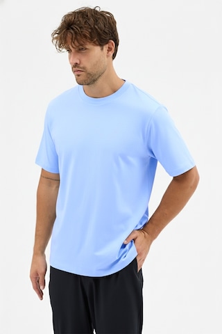 Goffra Erkek Vision Premium Kalite Yoğun Dokulu Pamuklu T-shirt Açık Mavi M101-r0220-08 Açık Mavi